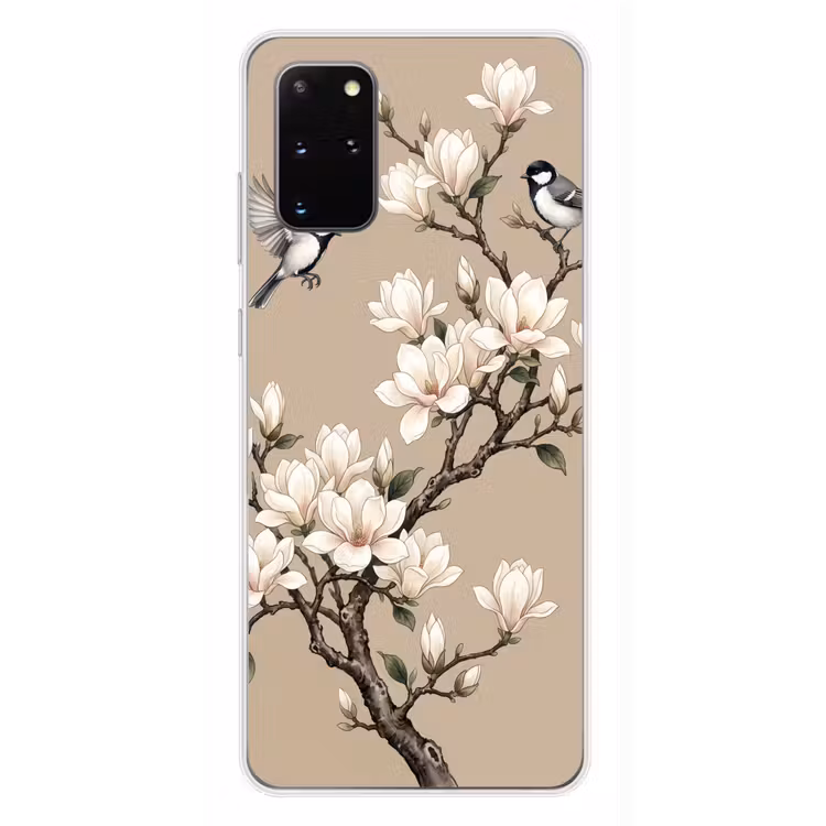 Telefoonhoesje - Oosters - Vogels - Beige — 4