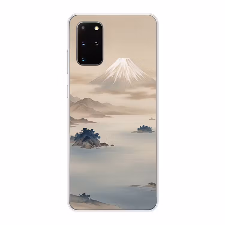 Telefoonhoesje - Japans - Landschap - Beige — 1