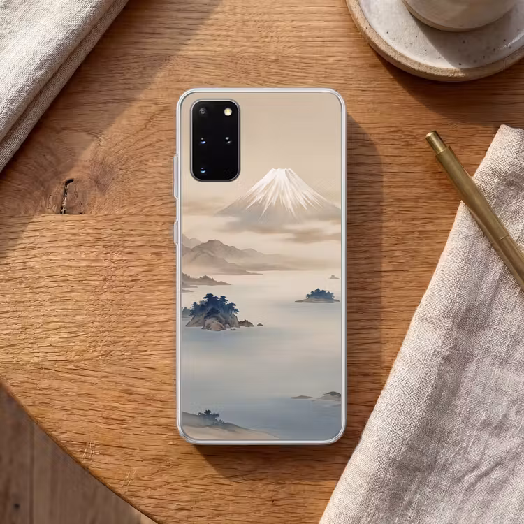 Telefoonhoesje - Japans - Landschap - Beige — 2