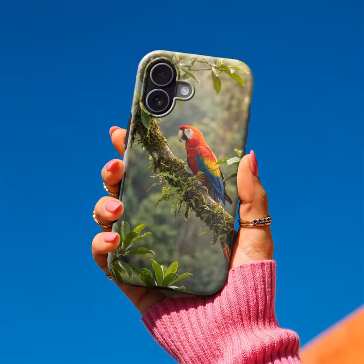 Telefoonhoesje Toughcase - Ara - Jungle - Rood — 2