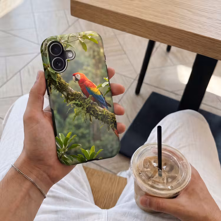 Telefoonhoesje Toughcase - Ara - Jungle - Rood — 4