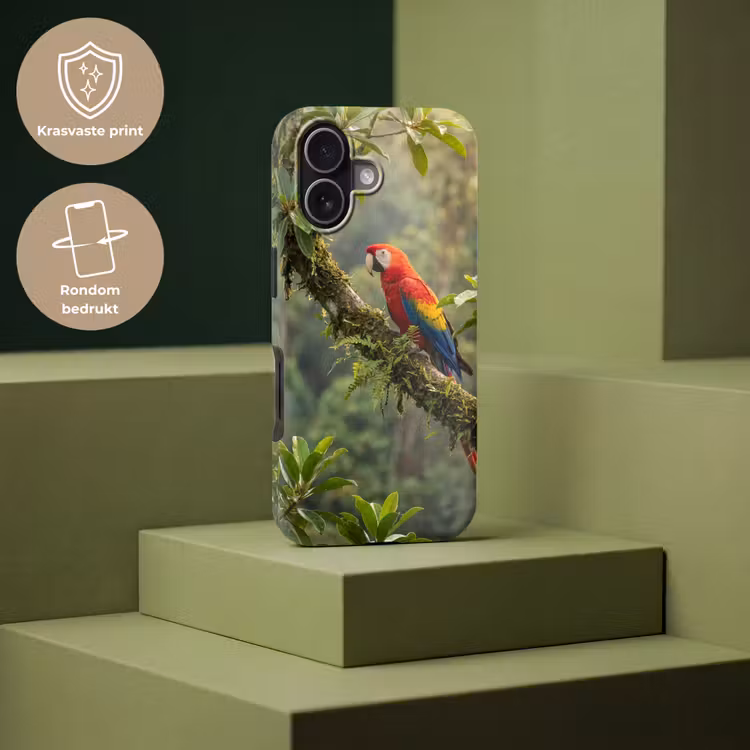 Telefoonhoesje Toughcase - Ara - Jungle - Rood — 7