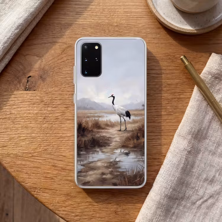 Telefoonhoesje - Kraanvogel - Natuur - Realistisch — 2