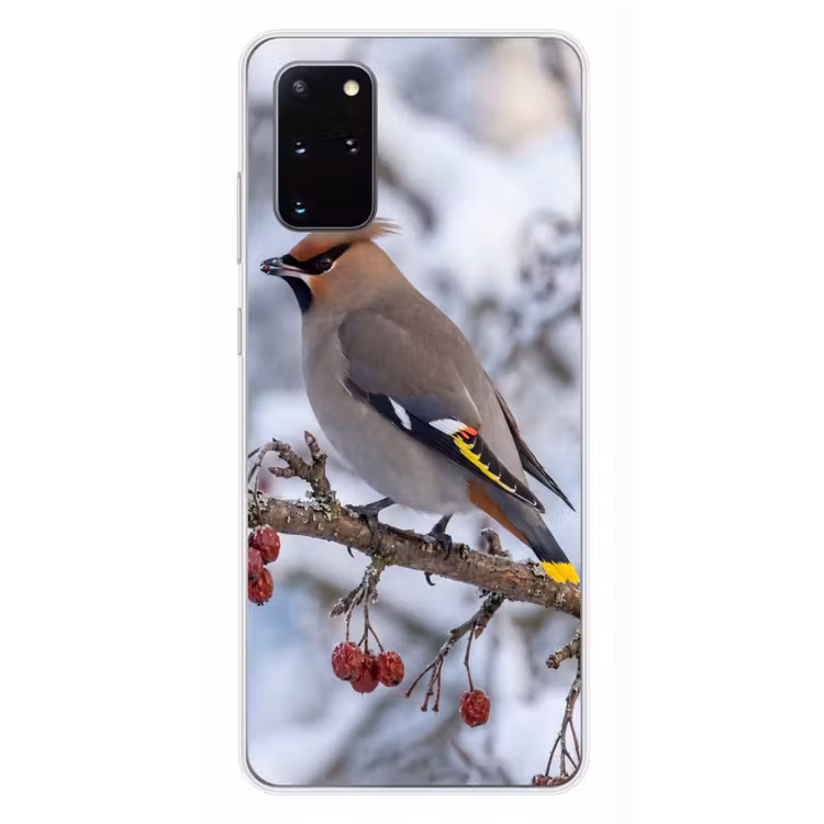 Telefoonhoesje - Pestvogel - Bessen - Winter - Natuur — 4