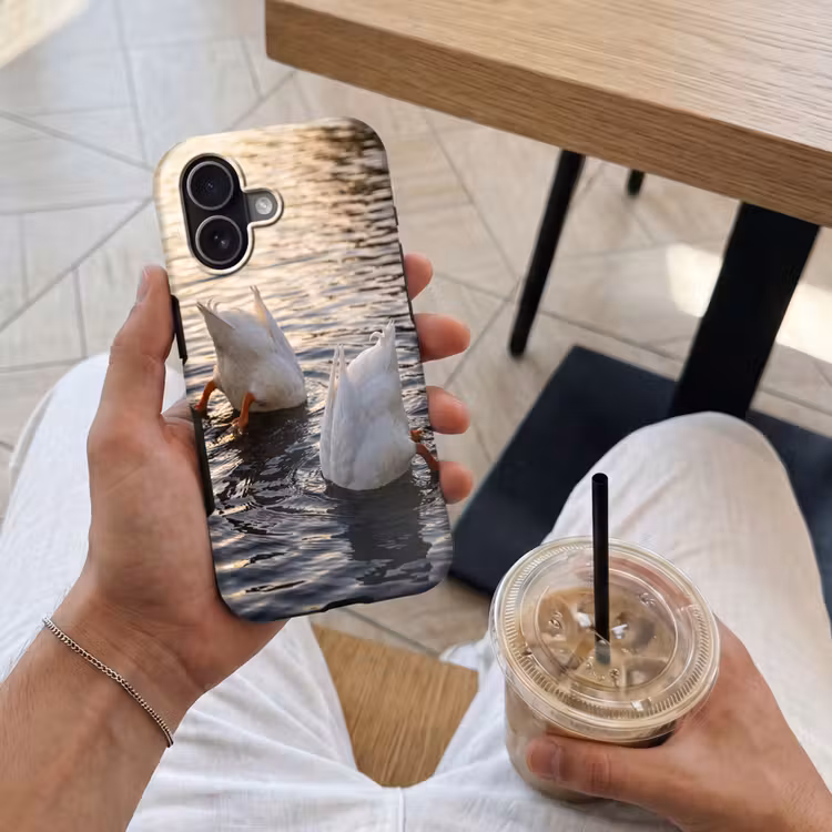 Telefoonhoesje Toughcase - Eenden - Water - Natuur — 4