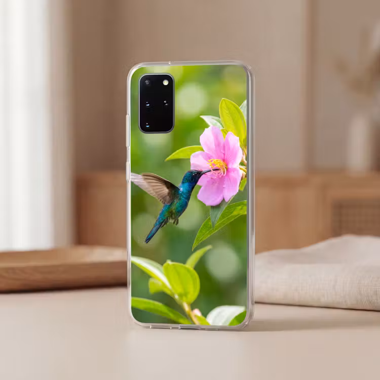Telefoonhoesje - Kolibrie - Bloem - Natuur - Groen — 3