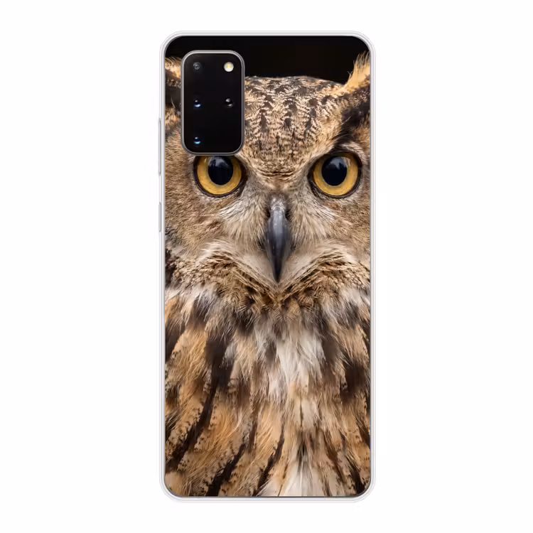 Telefoonhoesje - Oehoe - Uil - Portret - Bruin — 1