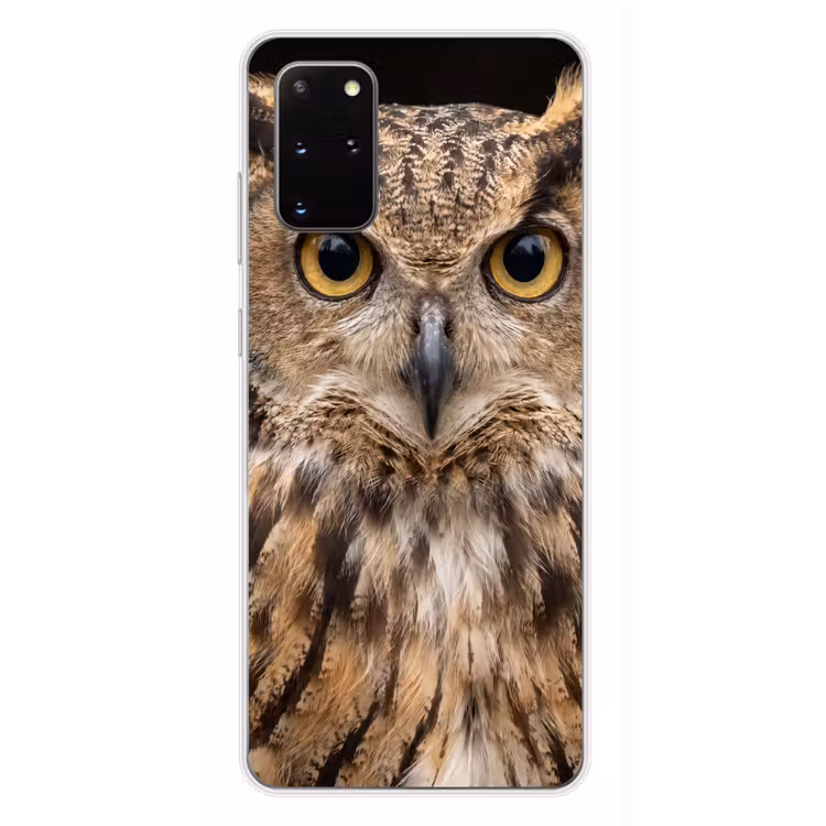 Telefoonhoesje - Oehoe - Uil - Portret - Bruin — 4
