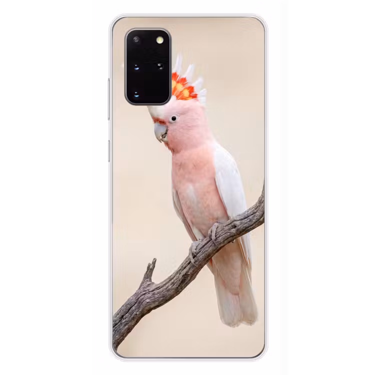 Telefoonhoesje - Papagaai - Tak - Roze — 4