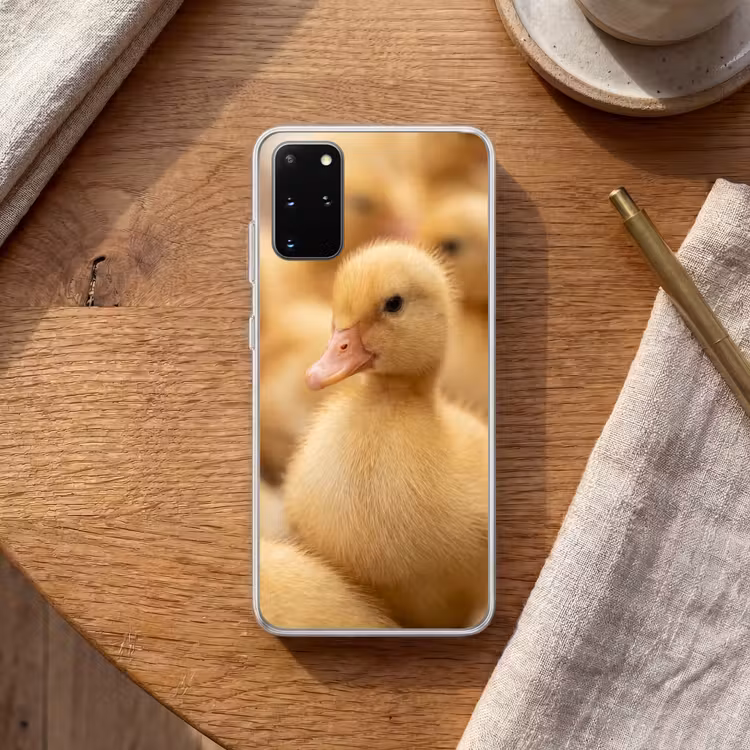 Telefoonhoesje - Pijltje - Eend - Natuur - Geel — 2