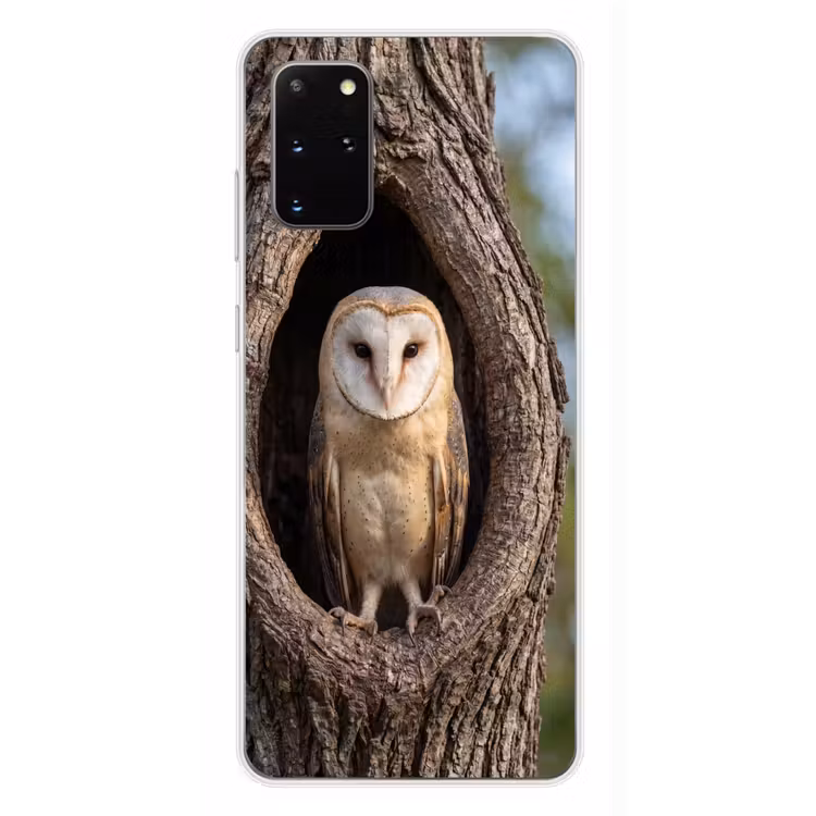 Telefoonhoesje - Kerkuil - Boom - Natuur - Bruin — 4