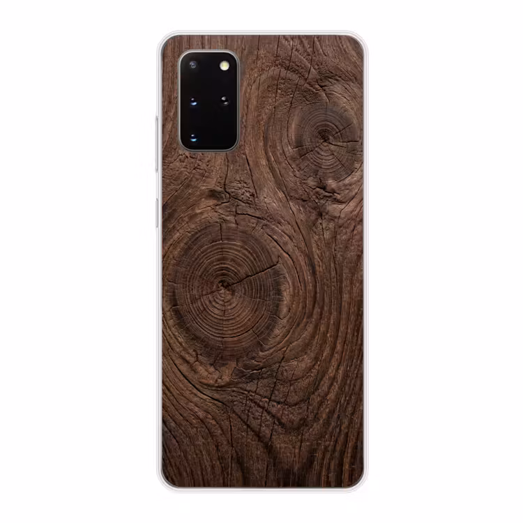 Telefoonhoesje - Houtnerf - Textuur - Patroon - Bruin - Rustiek — 1