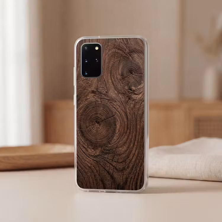 Telefoonhoesje - Houtnerf - Textuur - Patroon - Bruin - Rustiek — 3
