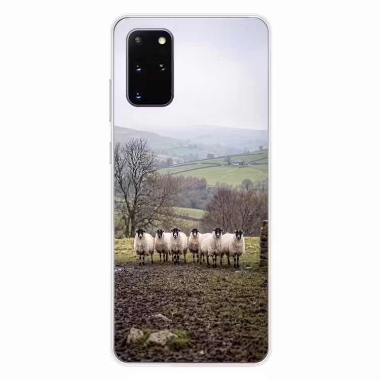 Telefoonhoesje - Schapen - Rij - Weide - Dieren - Platteland — 4