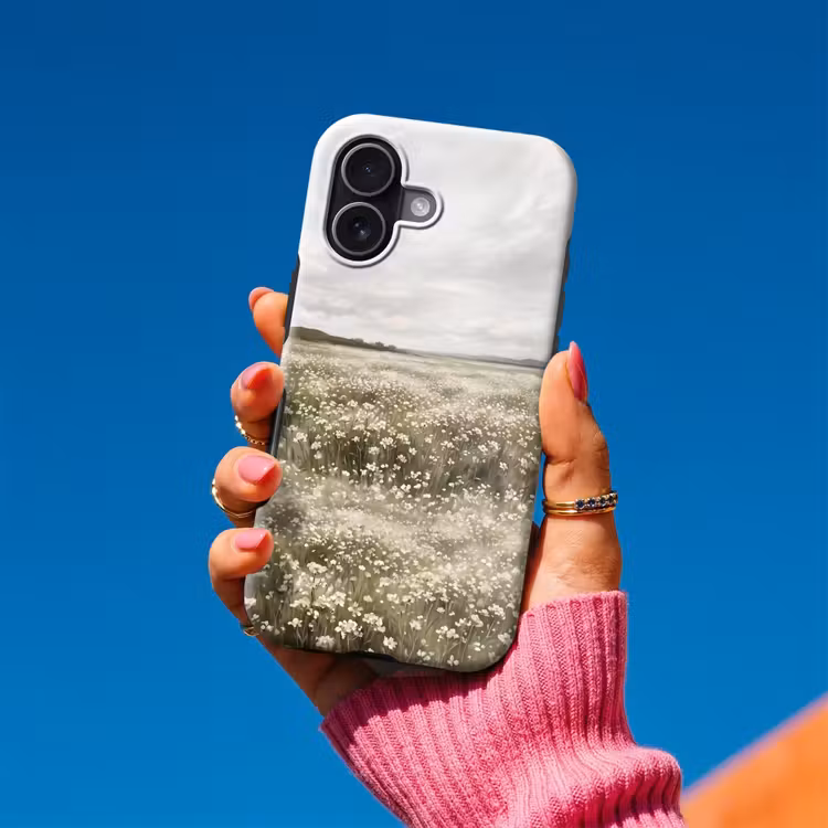 Telefoonhoesje Toughcase - Illustratie - Landschap - Wit — 2