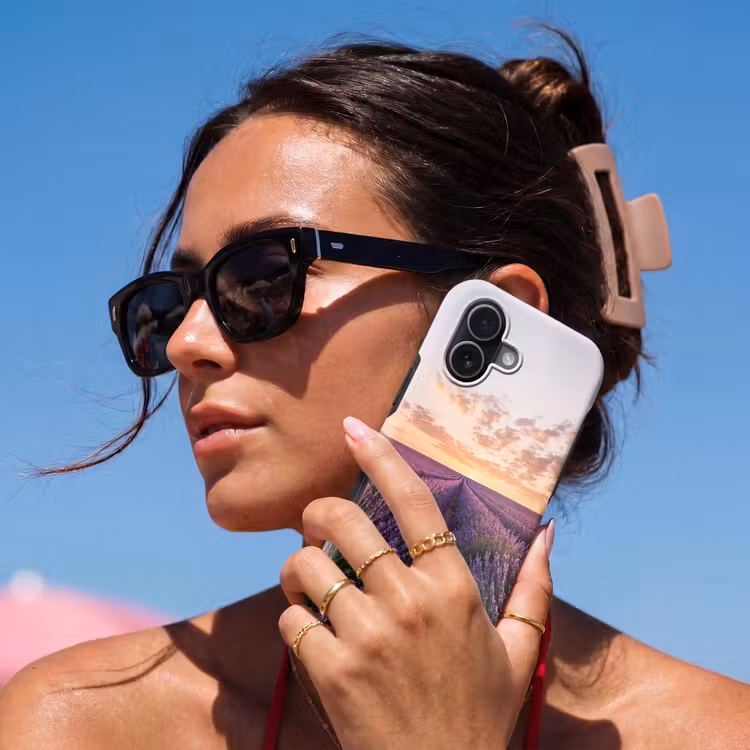 Telefoonhoesje Toughcase - Landschap - Lavendelveld - Paars — 6