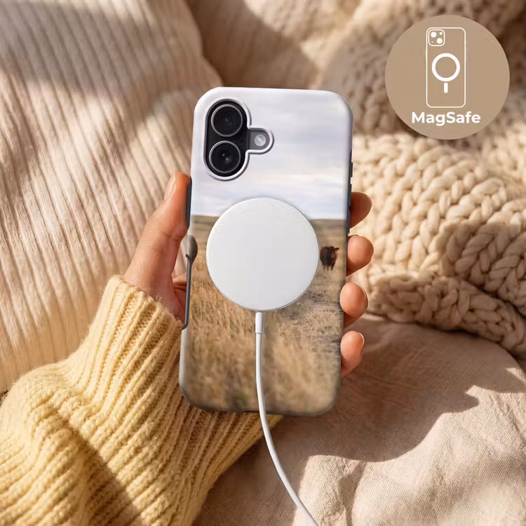 Telefoonhoesje Toughcase - Runderen - Kudde - Landschap - Weide - Rustig — 8