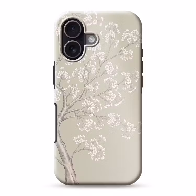 Telefoonhoesje Toughcase - Sereen - Bloesem - Wit — 1