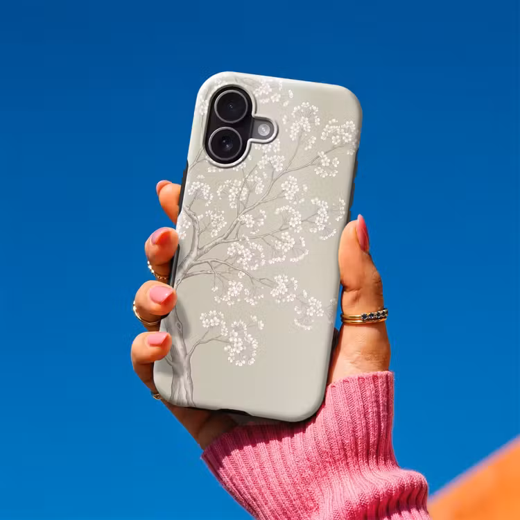 Telefoonhoesje Toughcase - Sereen - Bloesem - Wit — 2