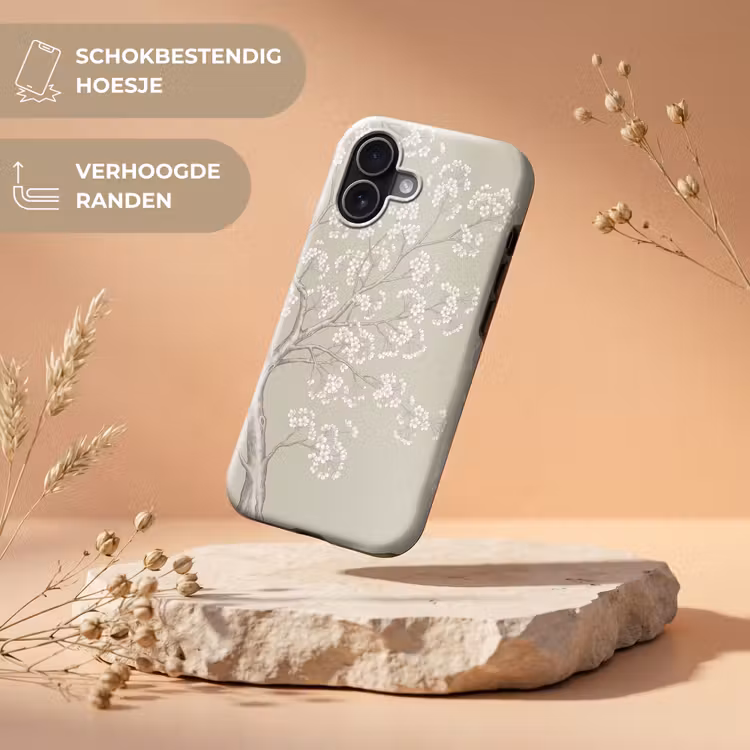Telefoonhoesje Toughcase - Sereen - Bloesem - Wit — 5