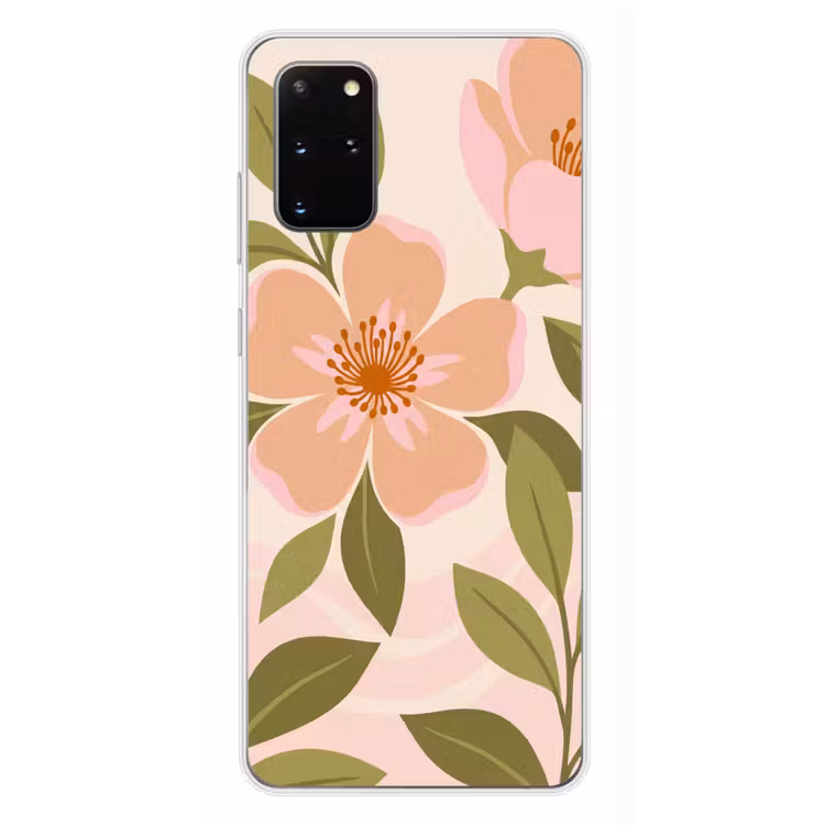 Telefoonhoesje - Grafisch - Bloemen - Roze — 4