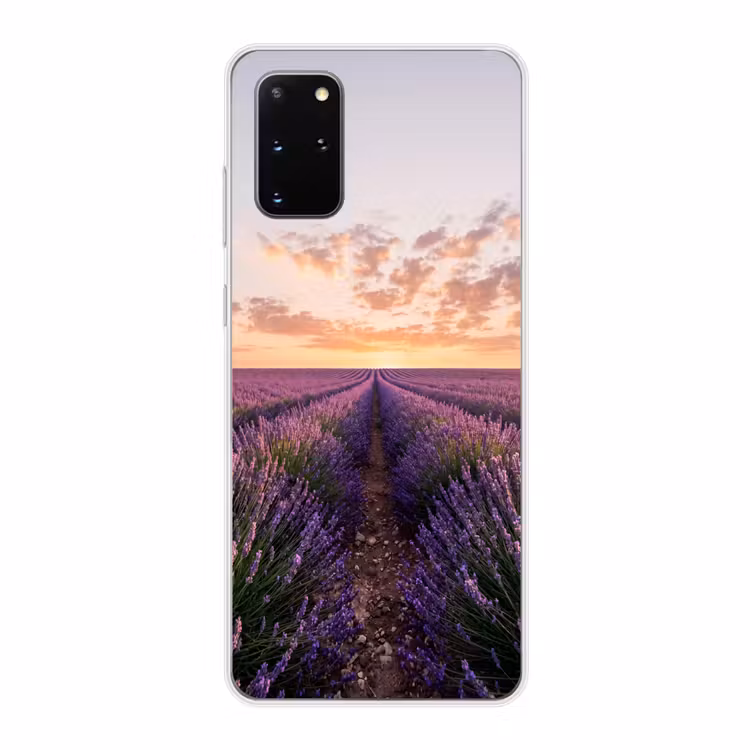 Telefoonhoesje - Landschap - Lavendelveld - Paars — 1