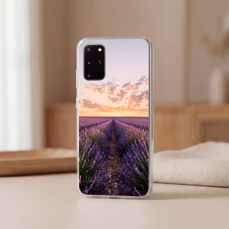 Telefoonhoesje - Landschap - Lavendelveld - Paars — 3