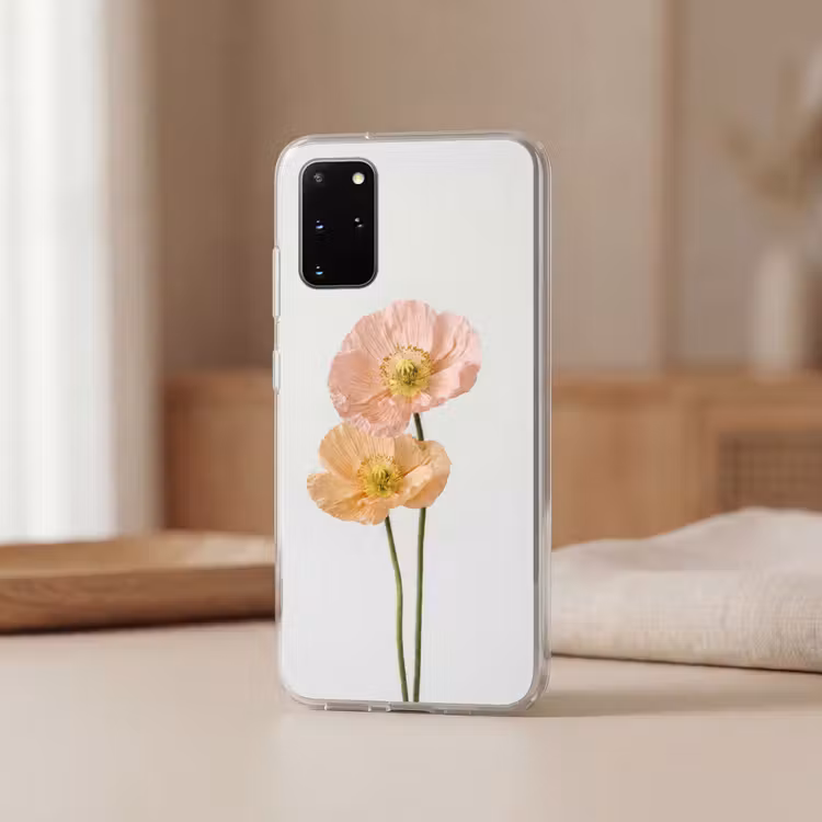 Telefoonhoesje - Papavers - Botanisch - Roze — 3