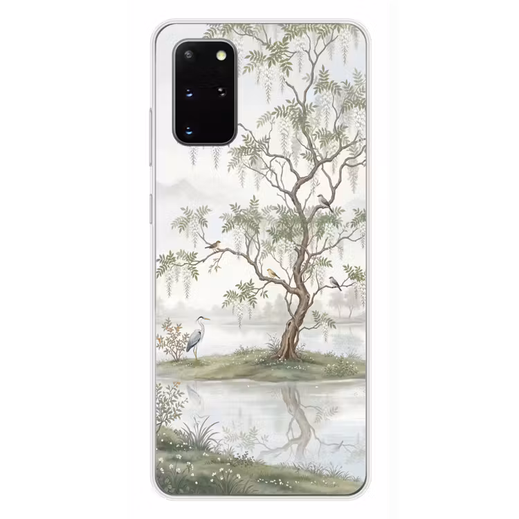 Telefoonhoesje - Reiger - Landschap - Groen — 4