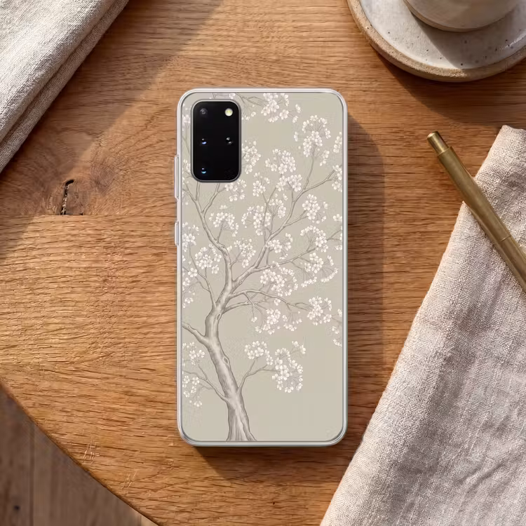 Telefoonhoesje - Sereen - Bloesem - Wit — 2