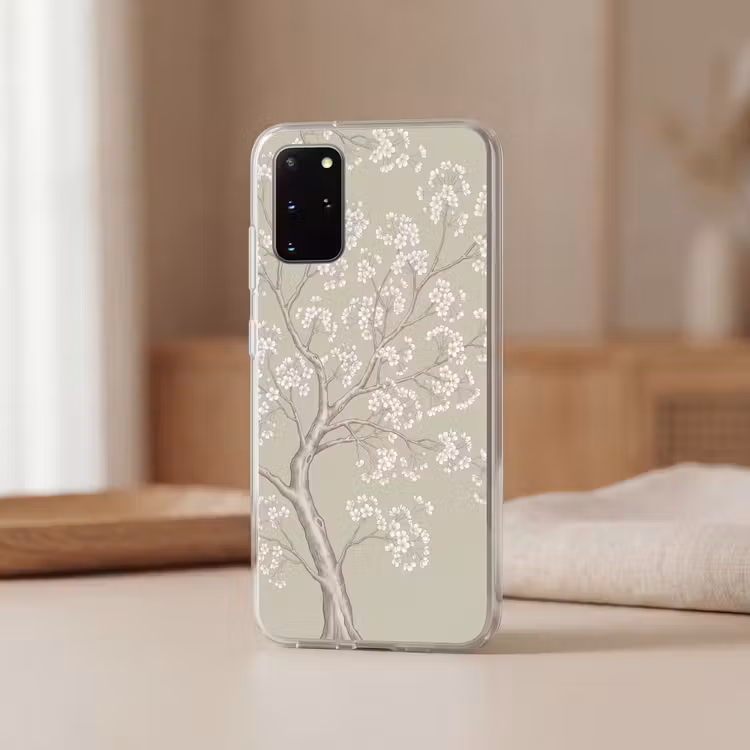 Telefoonhoesje - Sereen - Bloesem - Wit — 3