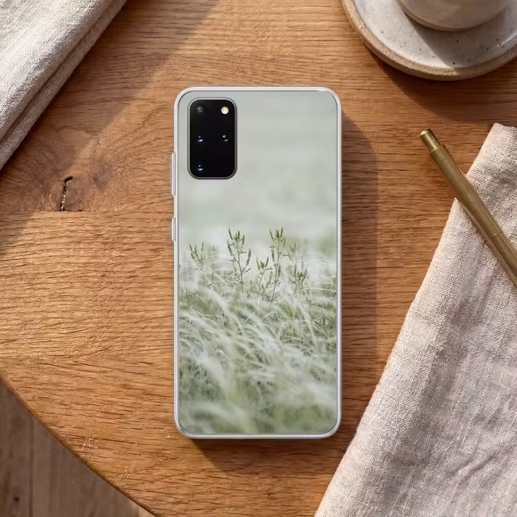 Telefoonhoesje - Grassen - Minimalistisch - Groen — 2