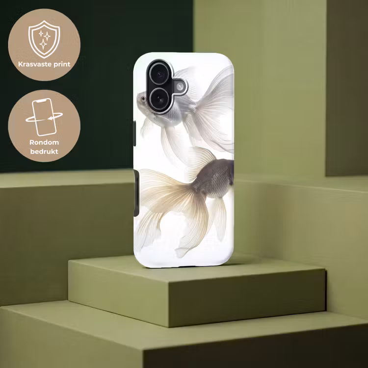Telefoonhoesje Toughcase - Goudvissen - Modern - Wit — 7