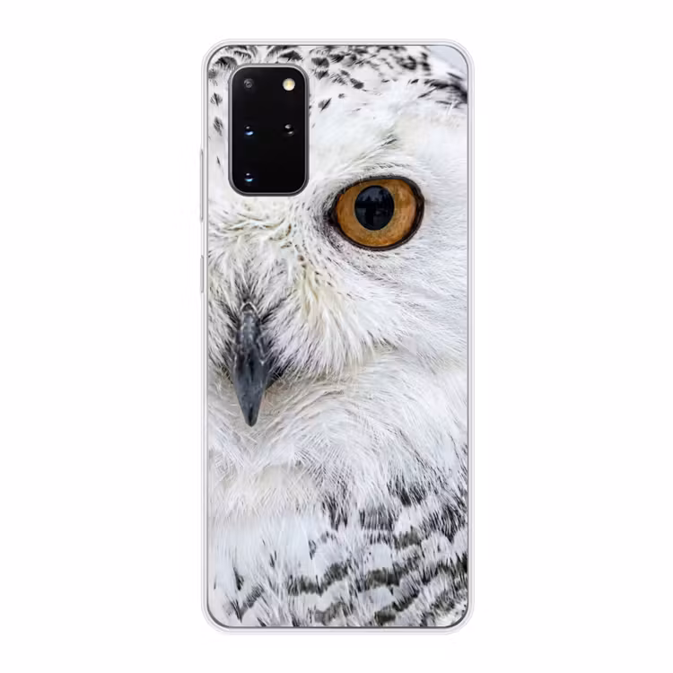 Telefoonhoesje - Sneeuwuil - Oog - Wildlife - Wit — 1