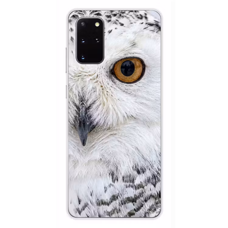 Telefoonhoesje - Sneeuwuil - Oog - Wildlife - Wit — 4