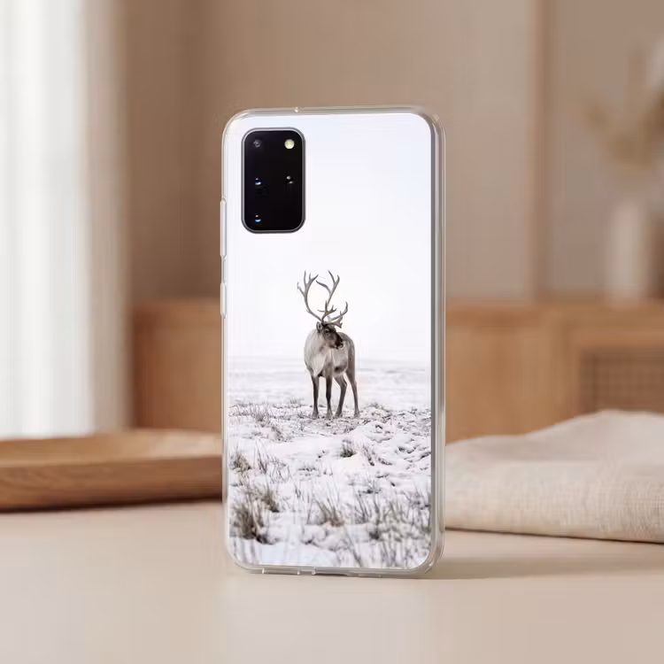 Telefoonhoesje - Rendier - Gewei - Sneeuw - Winter — 3