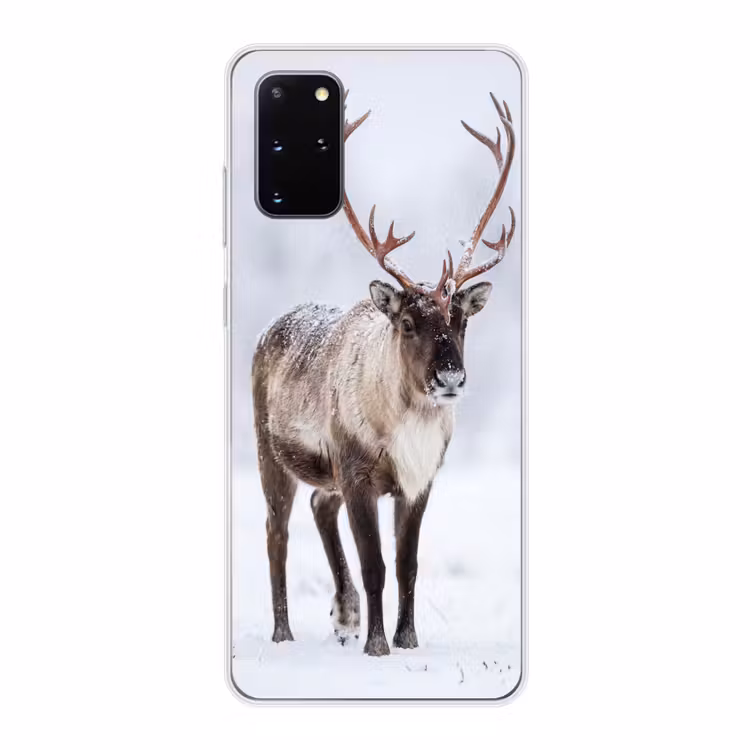 Telefoonhoesje - Rendier - Gewei - Toendra - Sneeuw - Wild — 1