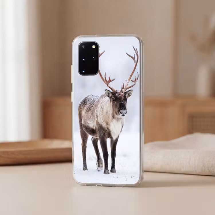 Telefoonhoesje - Rendier - Gewei - Toendra - Sneeuw - Wild — 3