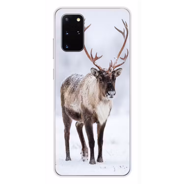 Telefoonhoesje - Rendier - Gewei - Toendra - Sneeuw - Wild — 4