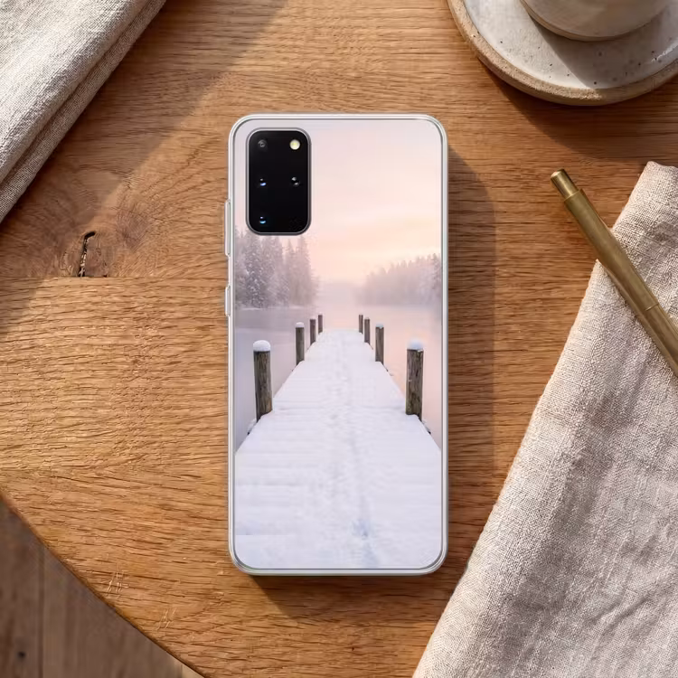 Telefoonhoesje - Steiger - Meer - Mist - Winter - Serene — 2