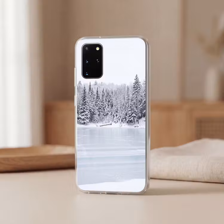 Telefoonhoesje - Meer - Dennen - IJs - Winter - Rustgevend — 3