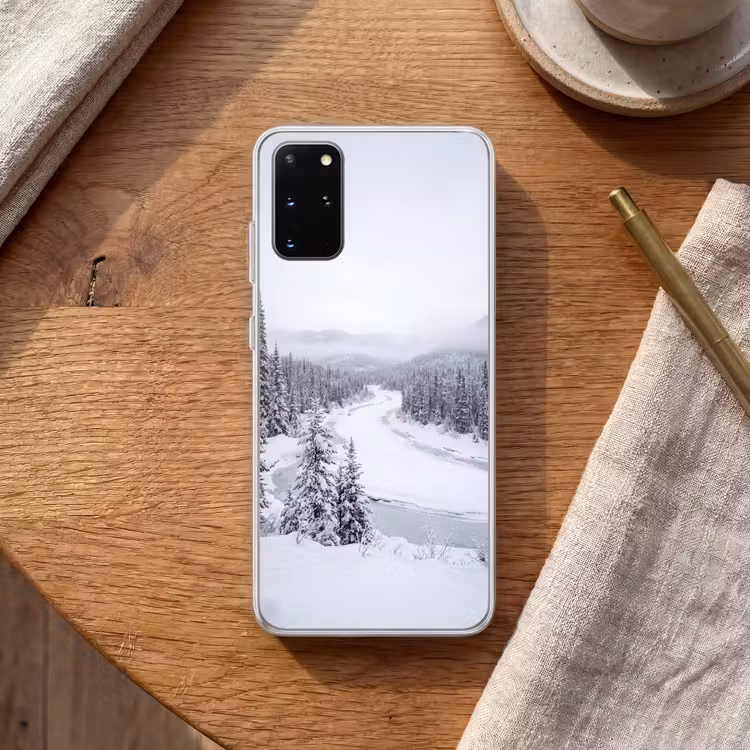 Telefoonhoesje - Rivier - Bevroren - Landschap - Winter — 2