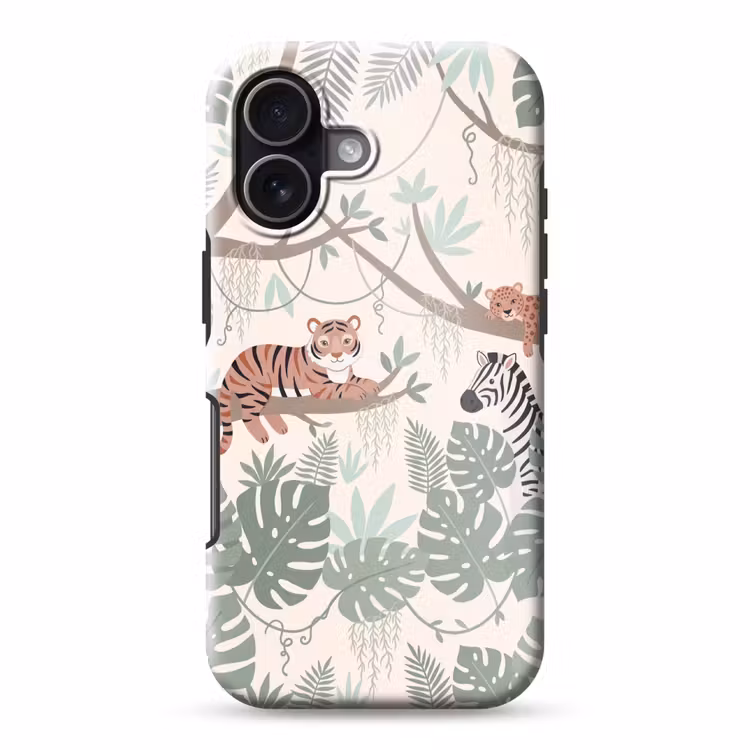 Telefoonhoesje Toughcase - Jungle - Rustiek - Pastel — 1