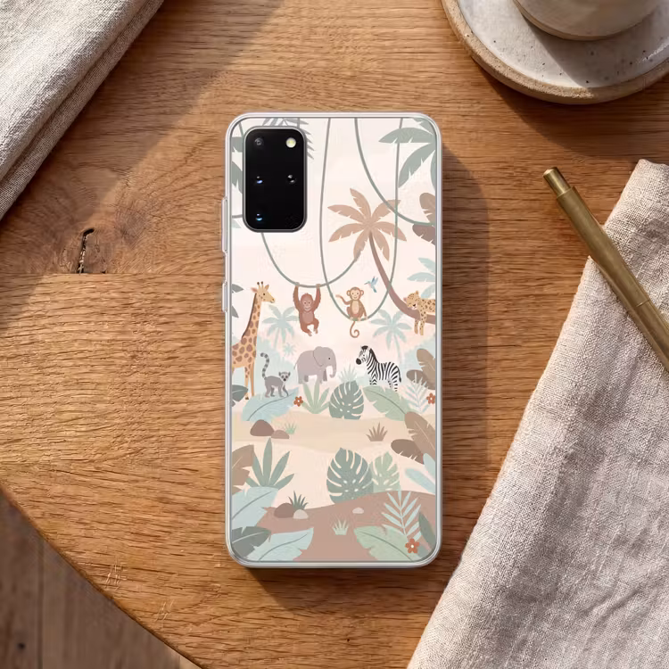 Telefoonhoesje - Jungle - Dieren - Groen — 2