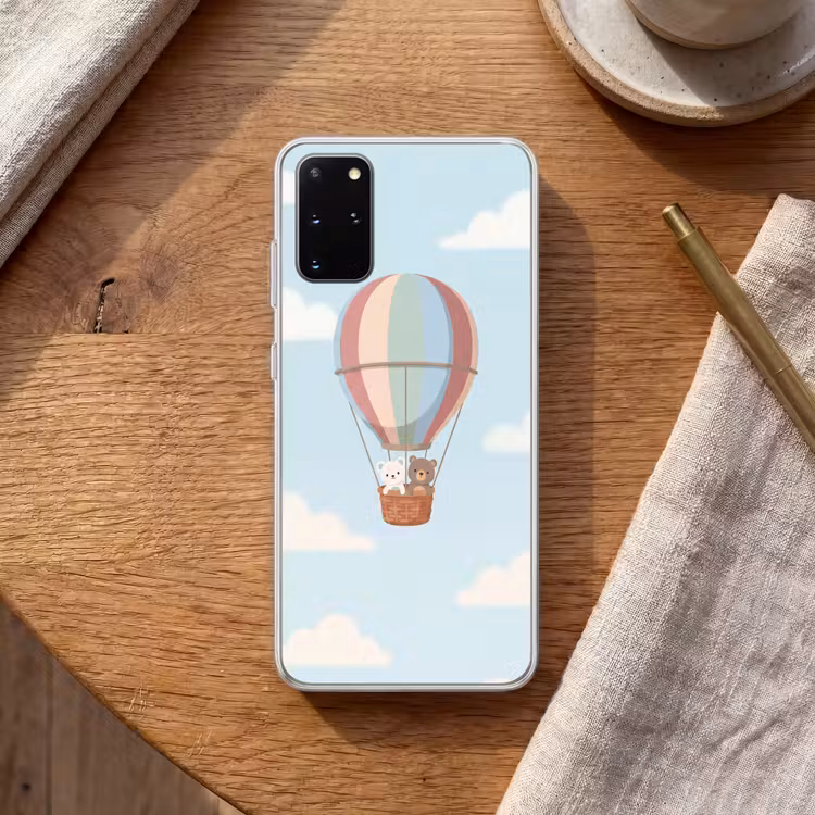 Telefoonhoesje - Luchtballon - Beren - Pastel — 2