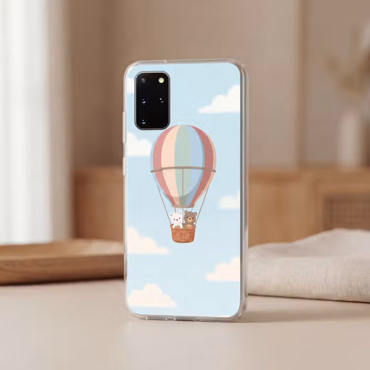 Telefoonhoesje - Luchtballon - Beren - Pastel — 3