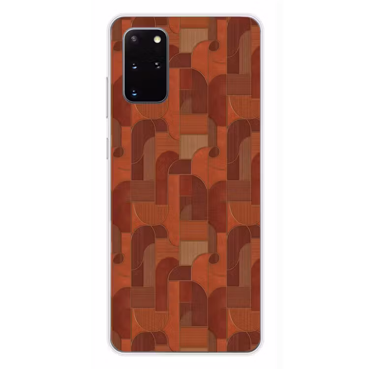 Telefoonhoesje - Geometrisch - Abstract - Textuur - Bruin — 4