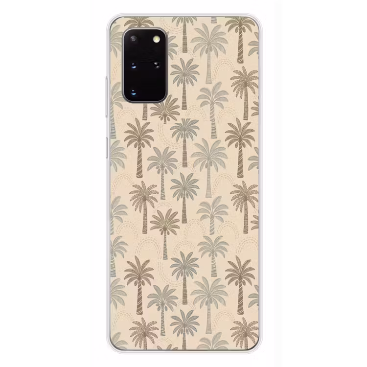 Telefoonhoesje - Palmbomen - Patroon - Tropisch - Beige — 4