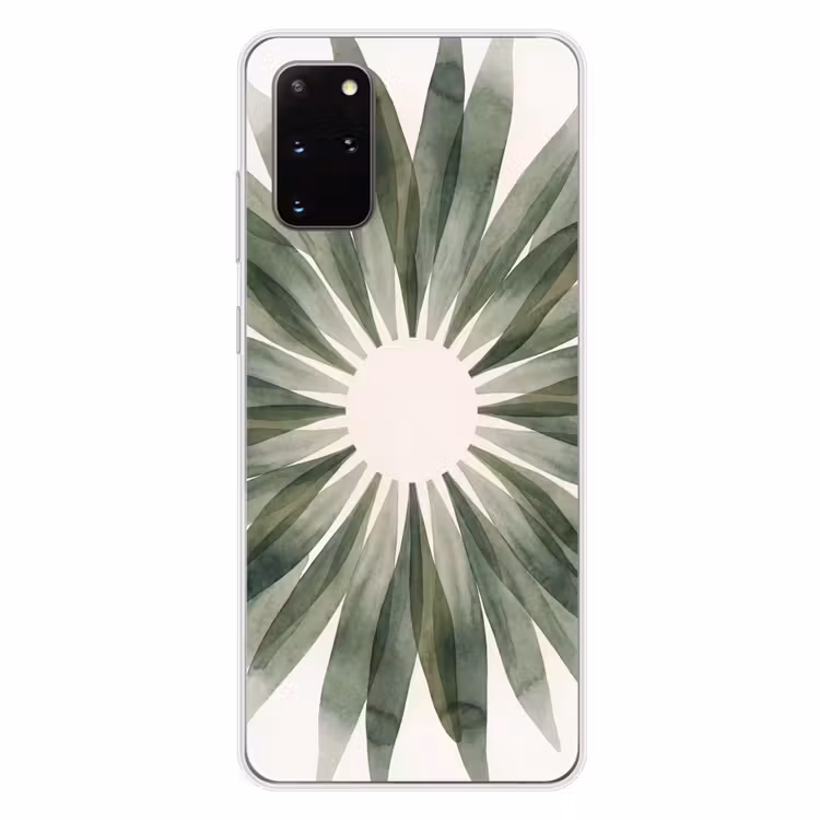 Telefoonhoesje - Planten - Abstract - Waterverf - Groen - Natuur — 4