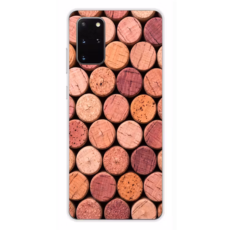 Telefoonhoesje - Kurk - Patroon - Abstract - Modern - Rood — 4